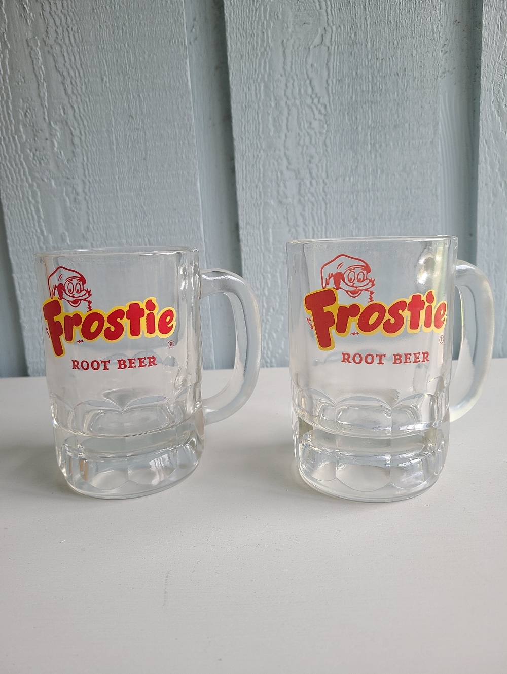 Pair of Vintage Frostie Root Beer Mugs